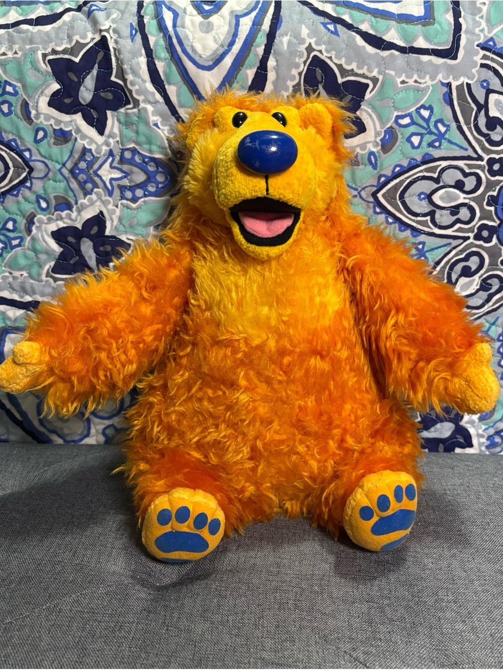 Vintage Talking 1999 Mattel Bear in the Big Blue House
